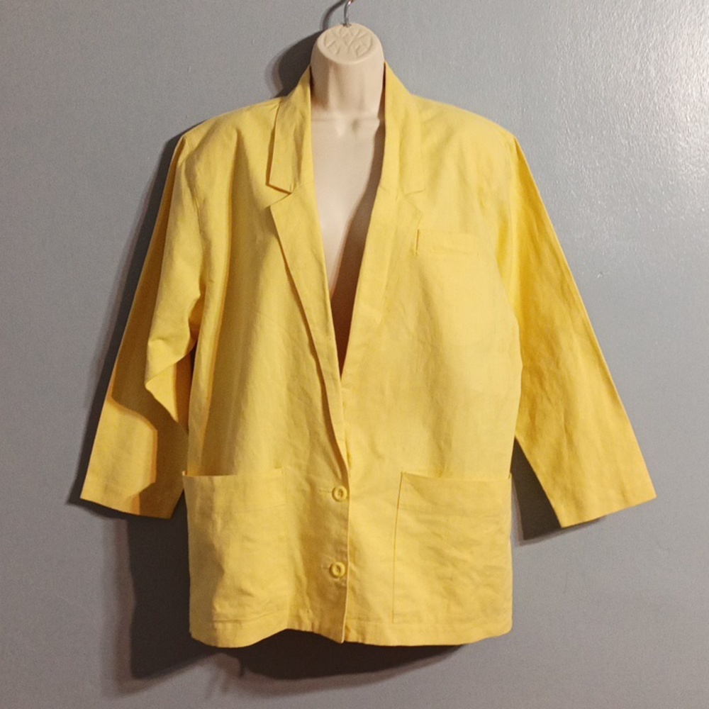 Fedora women's yellow size 13 Blazer